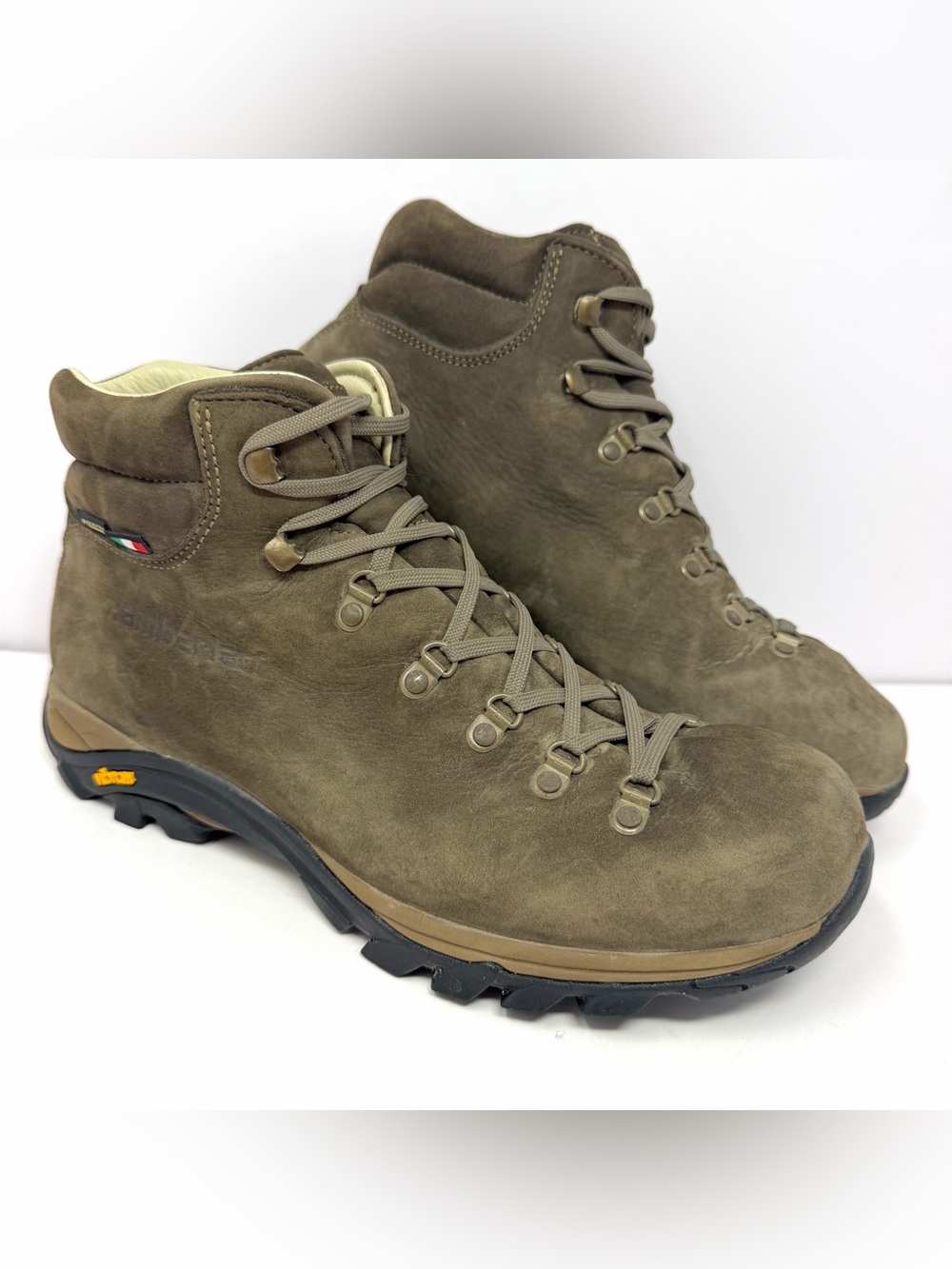 Zamberlan Men’s Trail Lite EVO GTX Gore-Tex Hiking Boots Sz 10 Brown Leather GUC